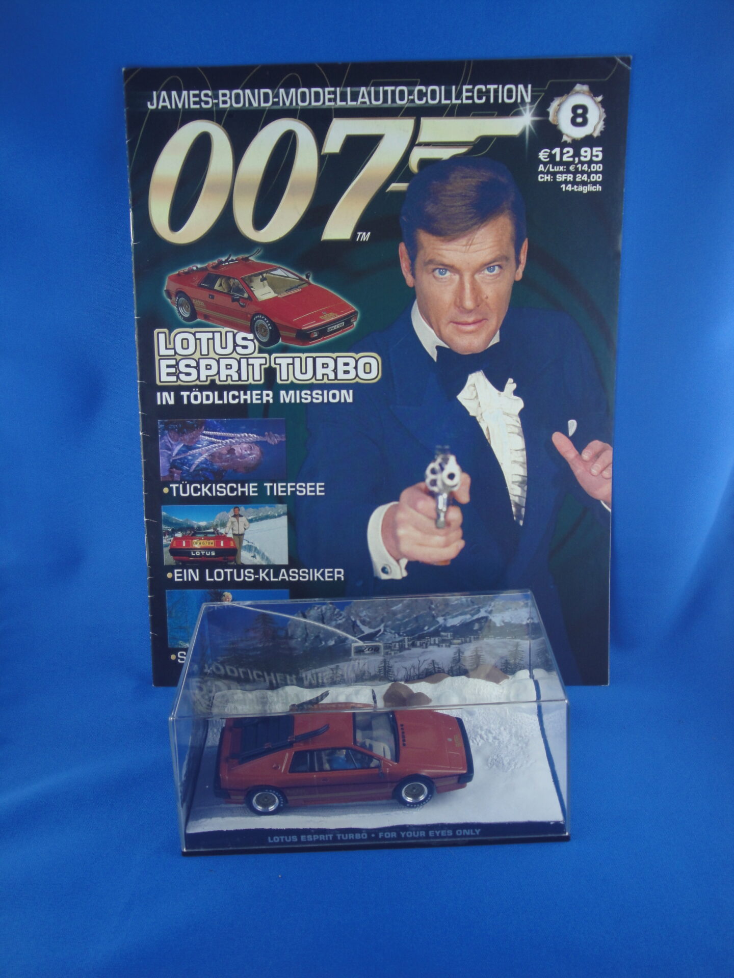 Heft und Modell Lotus Esprit Turbo